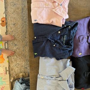 Lot of Polo Ralph Lauren Linen short sleeve button downs